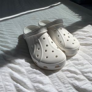 White crocs not worn
